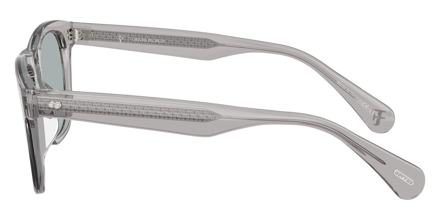 Oliver Peoples® R-3 OV5555SU 11326G 54 Sunglasses - Workman Gray / Gray Polarized Flash Mirrored