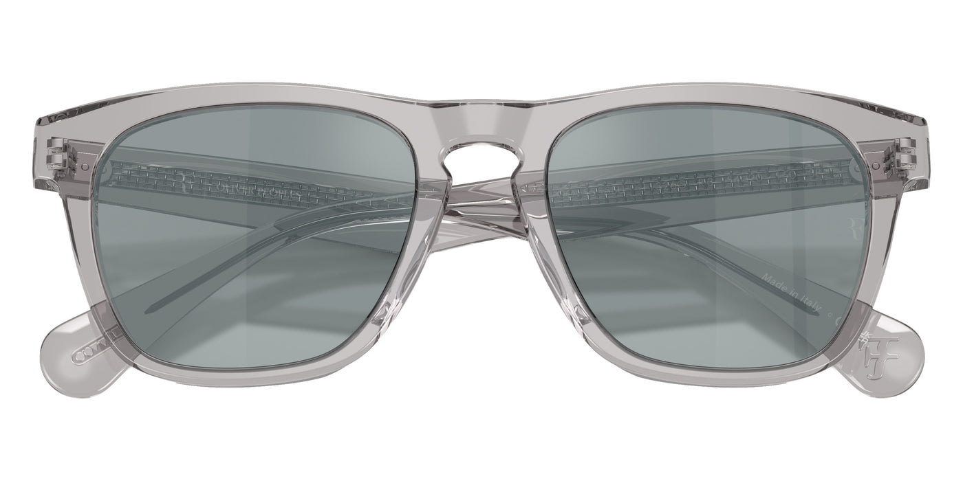Oliver Peoples® R-3 OV5555SU 11326G 54 Sunglasses - Workman Gray / Gray Polarized Flash Mirrored