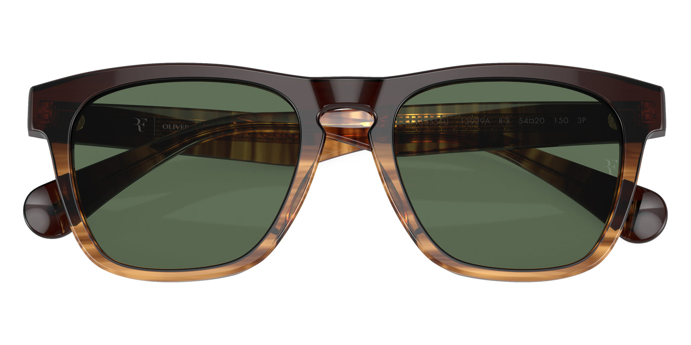 Oliver Peoples® R-3 OV5555SU 13929A 51 Sunglasses - Cortado/Root Beer / G-15 Polarized