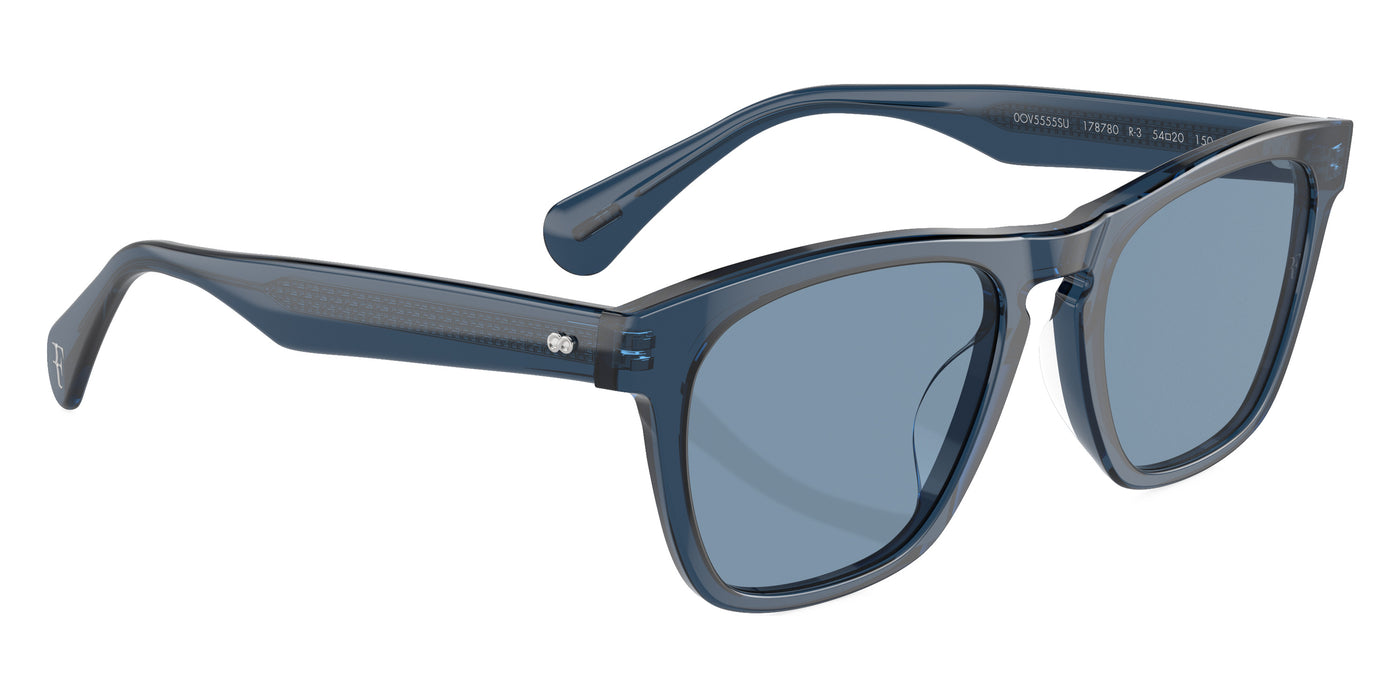 Oliver Peoples® R-3 OV5555SU 178780 51 Sunglasses - Blue Ash/Marine / Marine