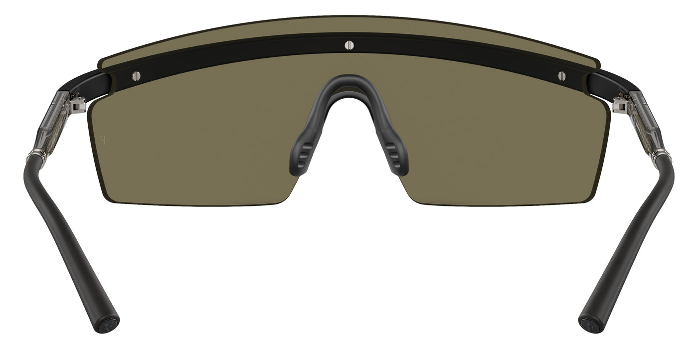 Oliver Peoples® R-4 OV5556S 70012 35 Sunglasses - Semi-Matte Black/Crystal Silver / G-15