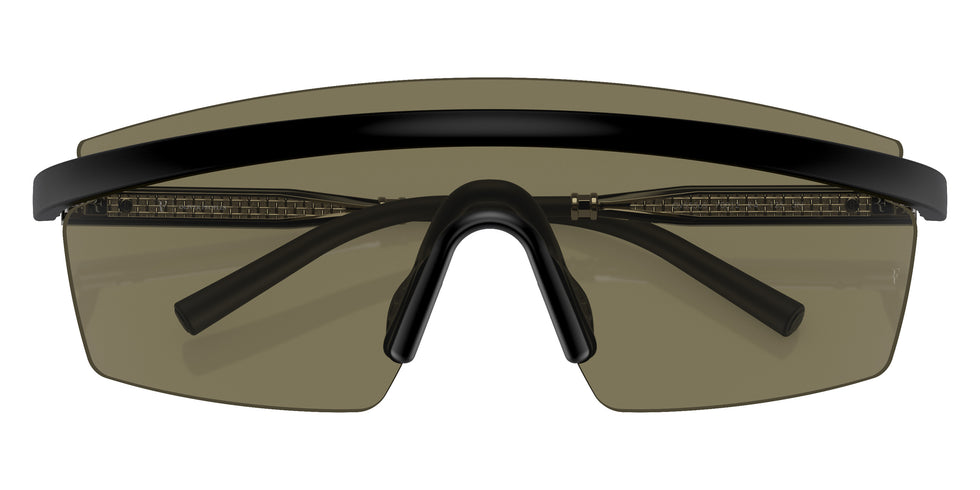 Oliver Peoples® R-4 OV5556S 70012 35 Sunglasses - Semi-Matte Black/Crystal Silver / G-15