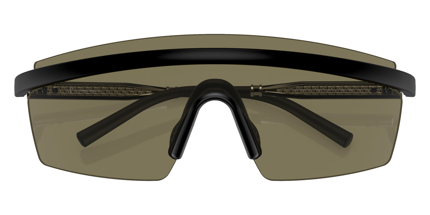 Oliver Peoples® R-4 OV5556S 70012 35 Sunglasses - Semi-Matte Black/Crystal Silver / G-15