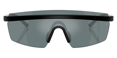 Oliver Peoples® R-4 OV5556S 70016G 35 Sunglasses - Semi Matte Black/Crystal/Silver / Black Mirrored