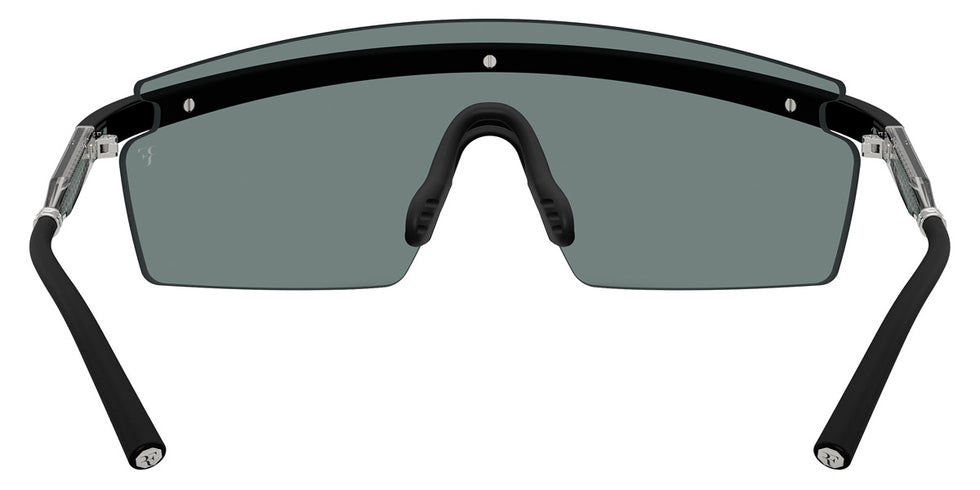 Oliver Peoples® R-4 OV5556S 70016G 35 Sunglasses - Semi Matte Black/Crystal/Silver / Black Mirrored