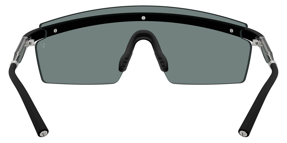 Oliver Peoples® R-4 OV5556S 70016G 35 Sunglasses - Semi Matte Black/Crystal/Silver / Black Mirrored