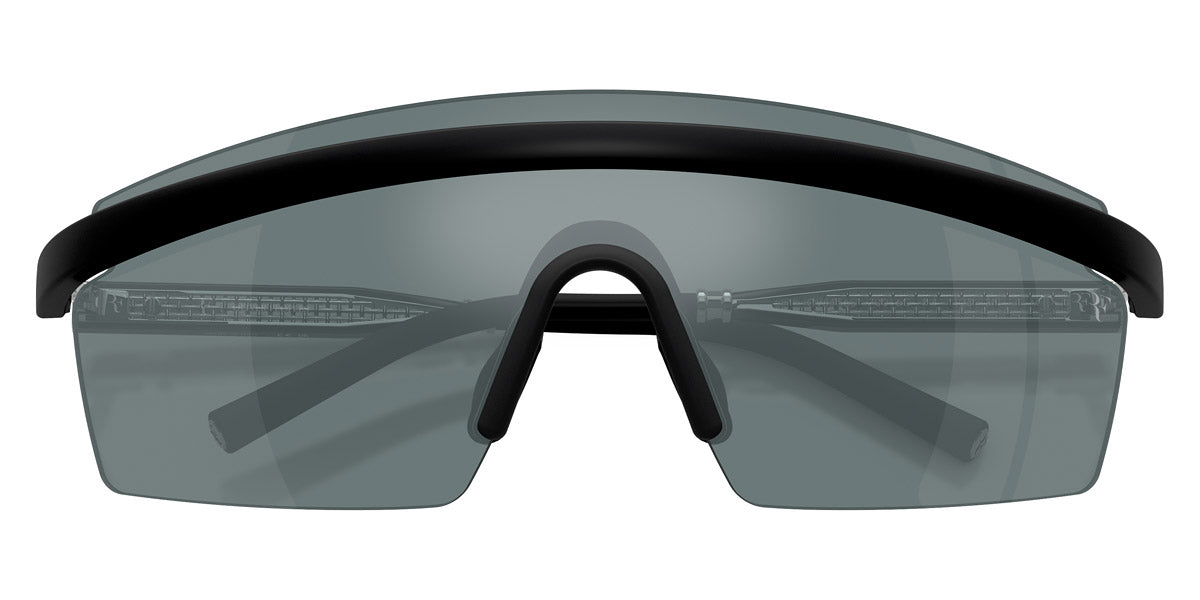 Oliver Peoples® R-4 OV5556S 70016G 35 Sunglasses - Semi Matte Black/Crystal/Silver / Black Mirrored