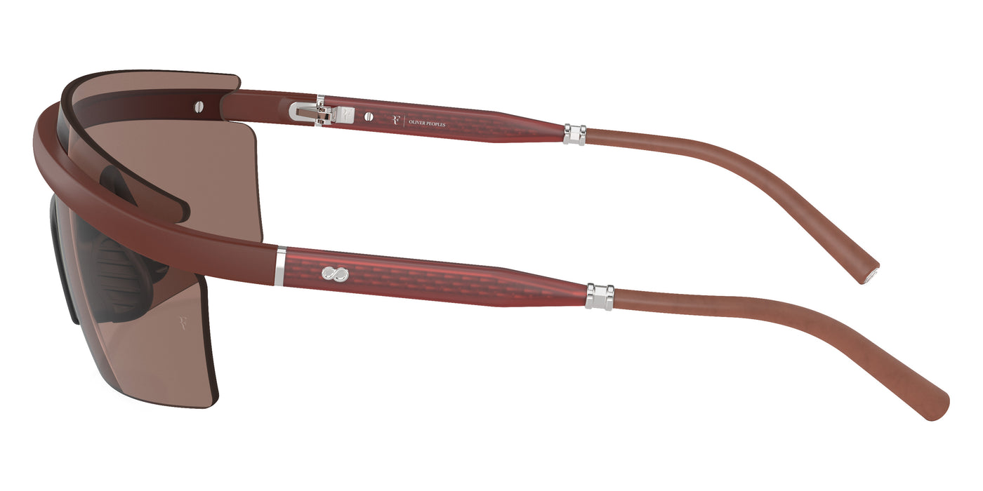 Oliver Peoples® R-4 OV5556S 700253 35 Sunglasses - Semi-Matte Brick/Brick Silver / Sierra