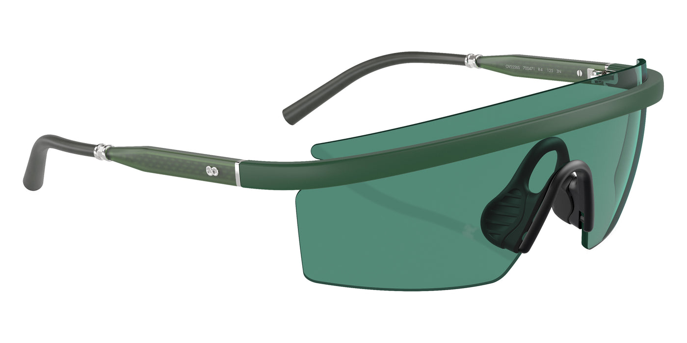 Oliver Peoples® R-4 OV5556S 700471 35 Sunglasses - Semi-Matte Ryegrass/Ryegrass and Silver / Forest