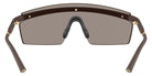Oliver Peoples® R-4 OV5556S 70055A 35 Sunglasses - Semi-Matte Umber/Cortado Gold / Desert Flash Mirrored