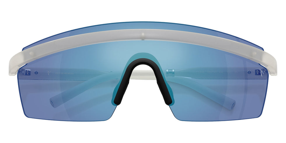 Oliver Peoples® R-4 OV5556S 700755 35 Sunglasses - Warm White/Crystal/Silver / Marine Mirrored