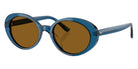 Oliver Peoples® OV5565SU Oval OV5565SU 179353 51 Sunglasses - Tesukon Blue/True Brown