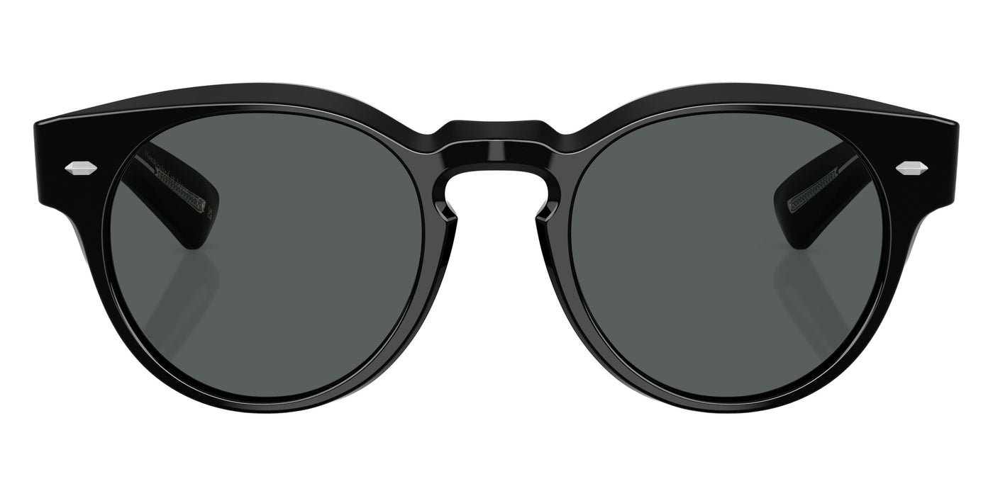 Oliver Peoples® Hayton 18k OV5571SU 1731P2 49 Sunglasses - Pure Black / Midnight Express Polarized