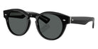 Oliver Peoples® Hayton 18k OV5571SU 1731P2 49 Sunglasses - Pure Black / Midnight Express Polarized