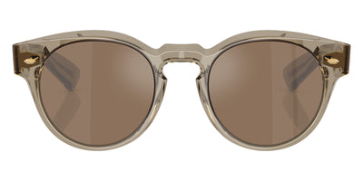 Oliver Peoples® Hayton 18k OV5571SU 1745G8 49 Sunglasses - Sencha / Cognac Mirrored