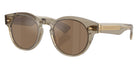 Oliver Peoples® Hayton 18k OV5571SU 1745G8 49 Sunglasses - Sencha / Cognac Mirrored
