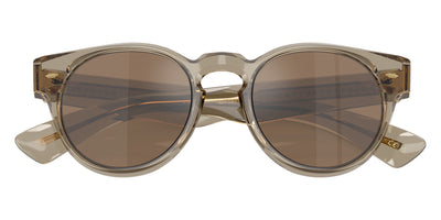 Oliver Peoples® Hayton 18k OV5571SU 1745G8 49 Sunglasses - Sencha / Cognac Mirrored