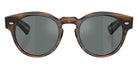 Oliver Peoples® Hayton 18k OV5571SU 1794W5 49 Sunglasses - Barchan / Regal Blue