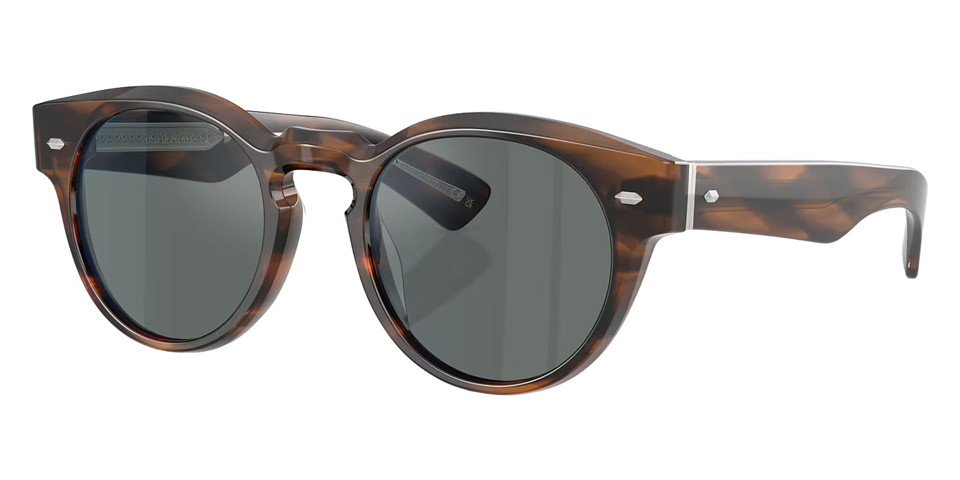 Oliver Peoples® Hayton 18k OV5571SU 1794W5 49 Sunglasses - Barchan / Regal Blue