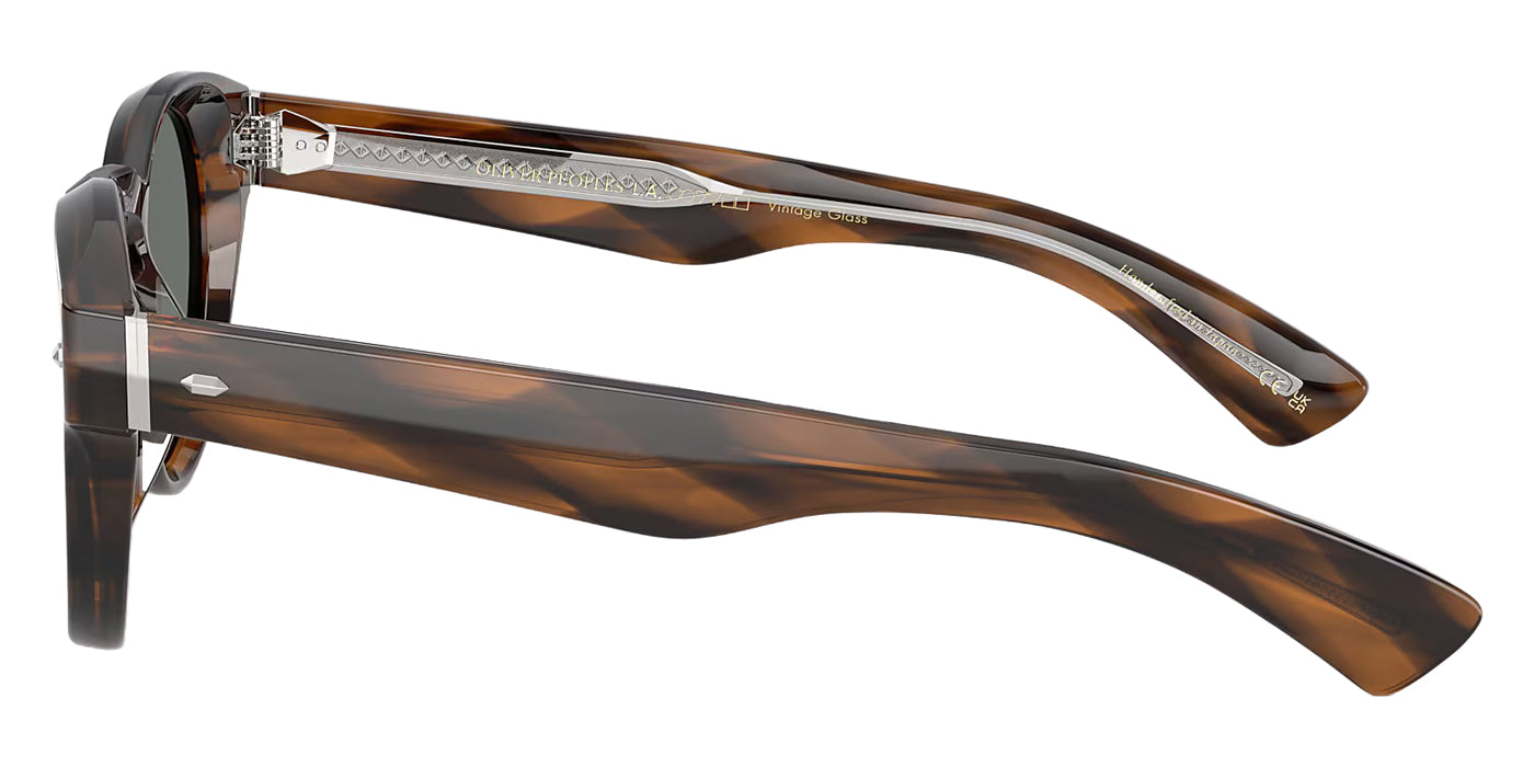 Oliver Peoples® Hayton 18k OV5571SU 1794W5 49 Sunglasses - Barchan / Regal Blue