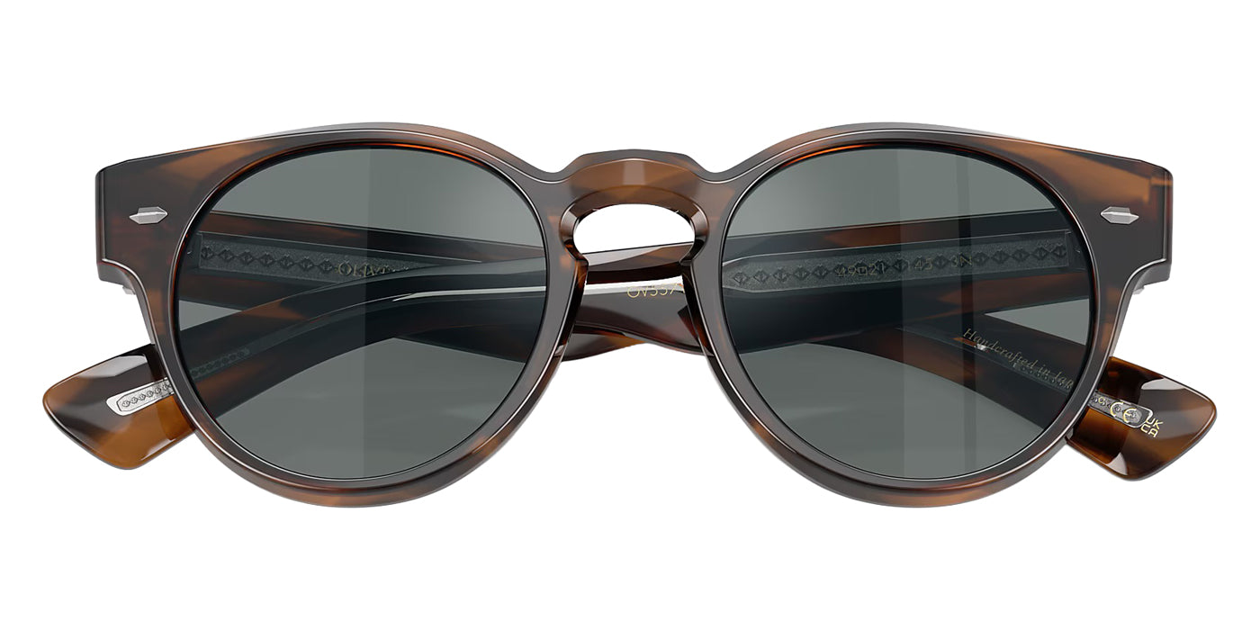 Oliver Peoples® Hayton 18k OV5571SU 1794W5 49 Sunglasses - Barchan / Regal Blue