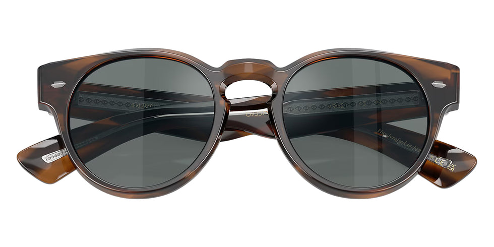 Oliver Peoples® Hayton 18k OV5571SU 1794W5 49 Sunglasses - Barchan / Regal Blue