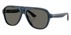 Oliver Peoples® OV5581SU Pilot OV5581SU 1670R5 57 Sunglasses - Newman Blue/Carbon Gray 1670R5