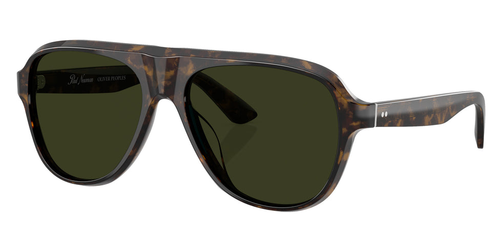 Oliver Peoples® OV5581SU Pilot OV5581SU 1747P1 57 Sunglasses - Walnut Tortoise/G-15 Polarized 1747P1