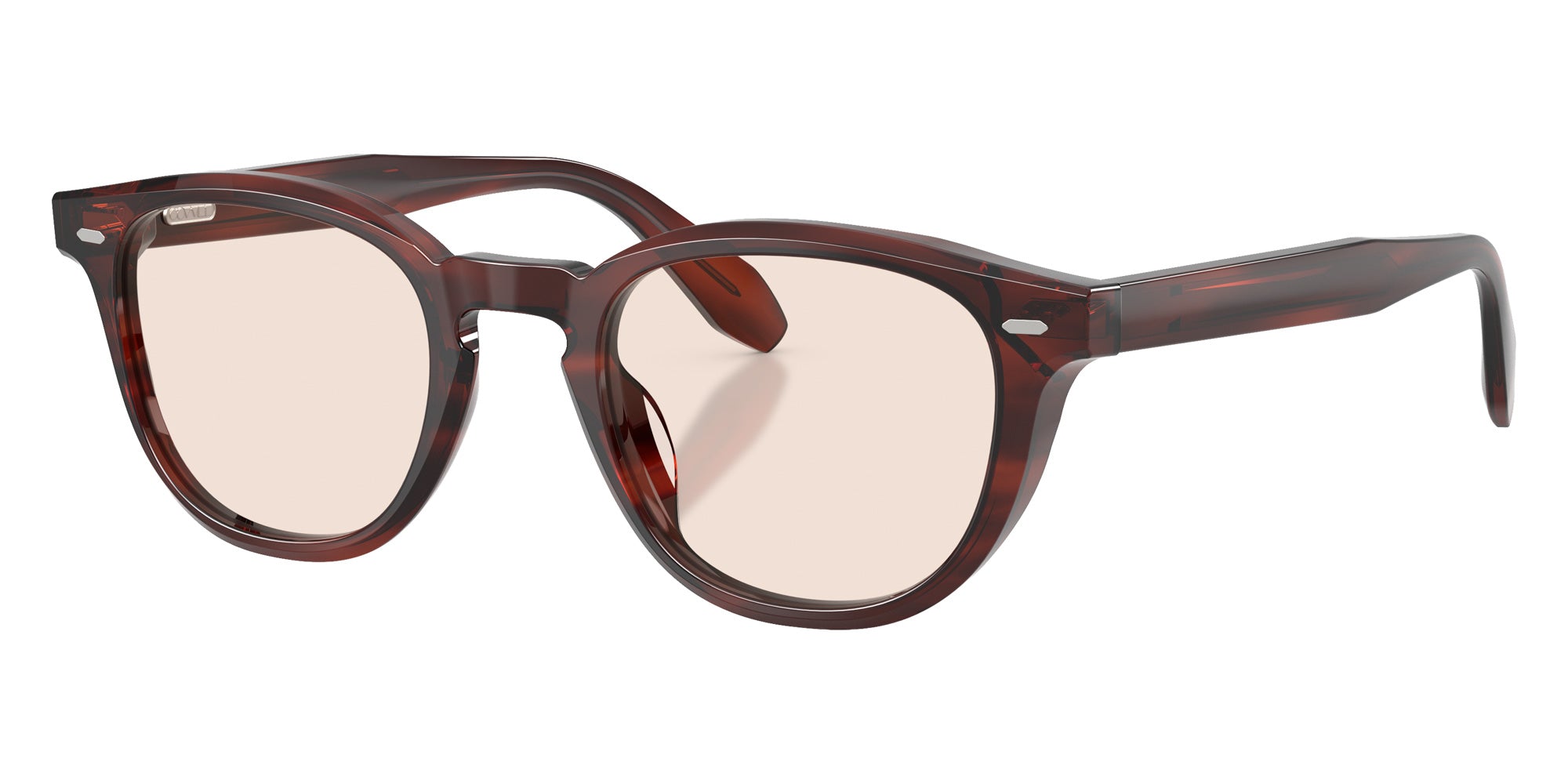 Oliver Peoples® OV5586U Round OV5586U 1818 48 Eyeglasses - Morado Tortoise/Demo Lens Sand Wash 1818