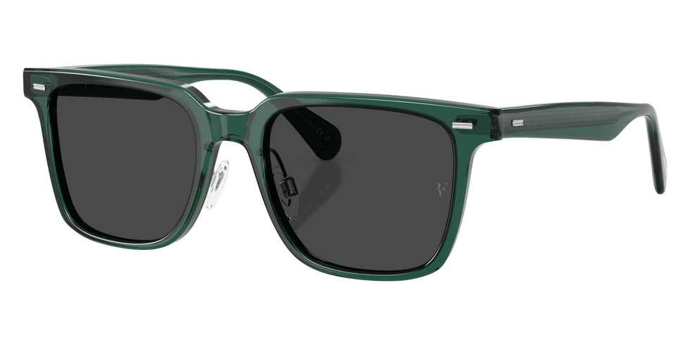 Oliver Peoples® OV5592S Rectangle OV5592S 176387 52 Sunglasses - Translucent Dark Teal/Dark Slate 176387