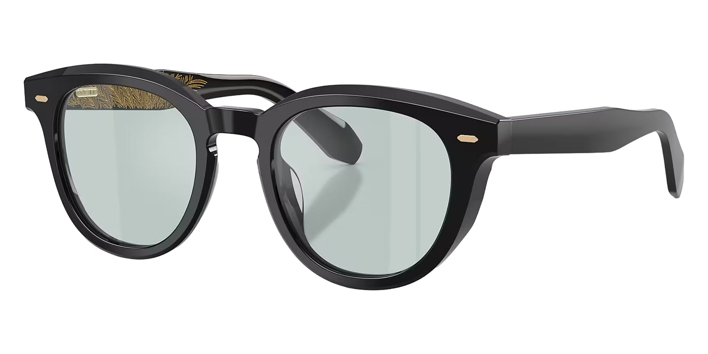 Oliver Peoples® N.05 Gold Leaf OV5595U 1731 48 Sunglasses - Black / Demo Lens Sea Mist