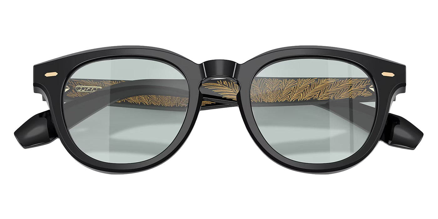 Oliver Peoples® N.05 Gold Leaf OV5595U 1731 48 Sunglasses - Black / Demo Lens Sea Mist
