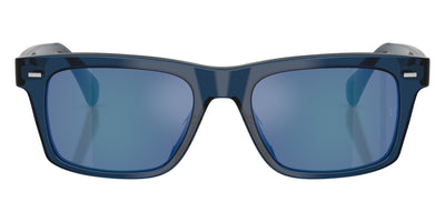 Oliver Peoples® R-16 OV5596SU 178755 55 Sunglasses - Blue Ash / Marine Flash Mirrored