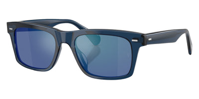 Oliver Peoples® R-16 OV5596SU 178755 55 Sunglasses - Blue Ash / Marine Flash Mirrored