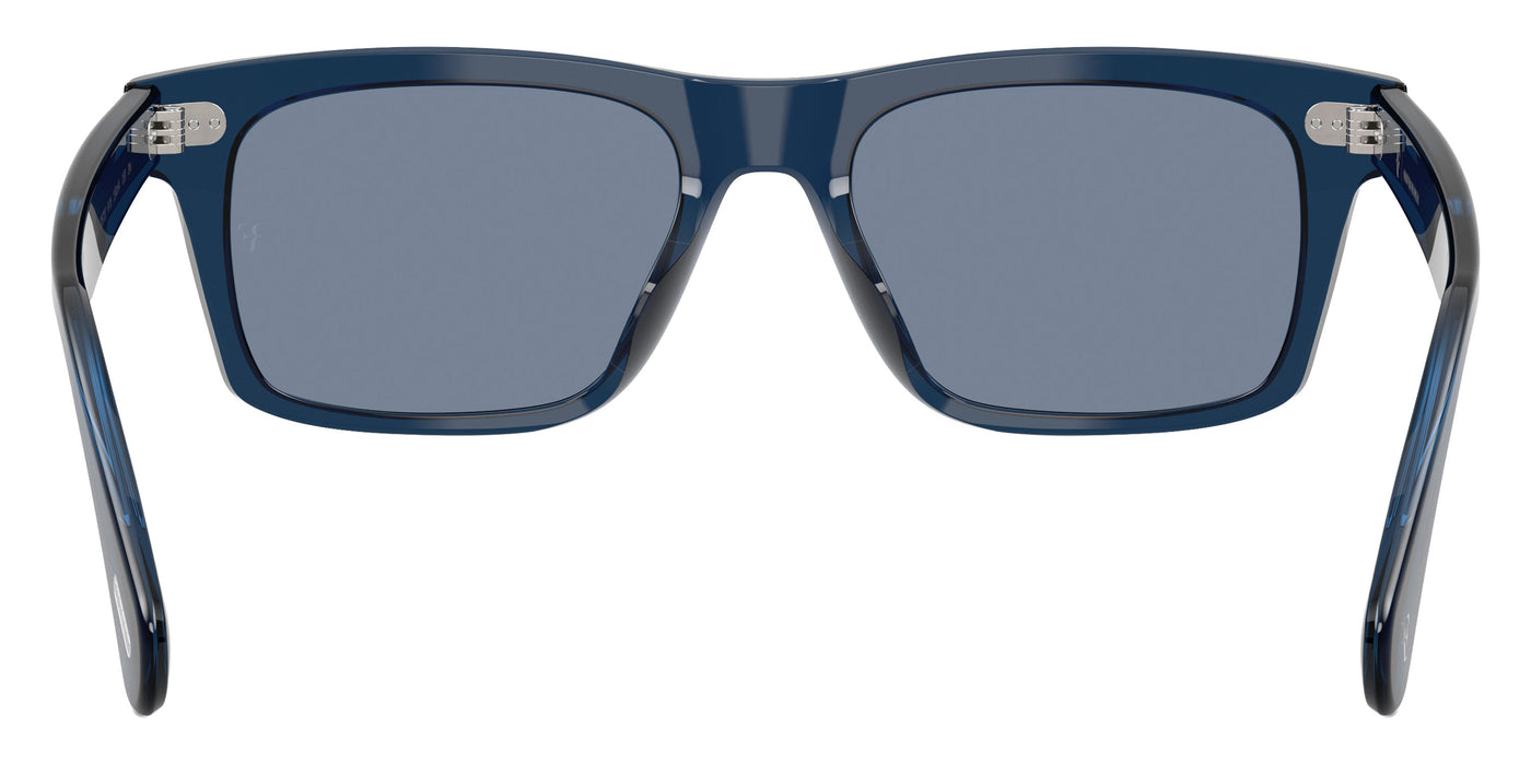 Oliver Peoples® R-16 OV5596SU 178755 55 Sunglasses - Blue Ash / Marine Flash Mirrored