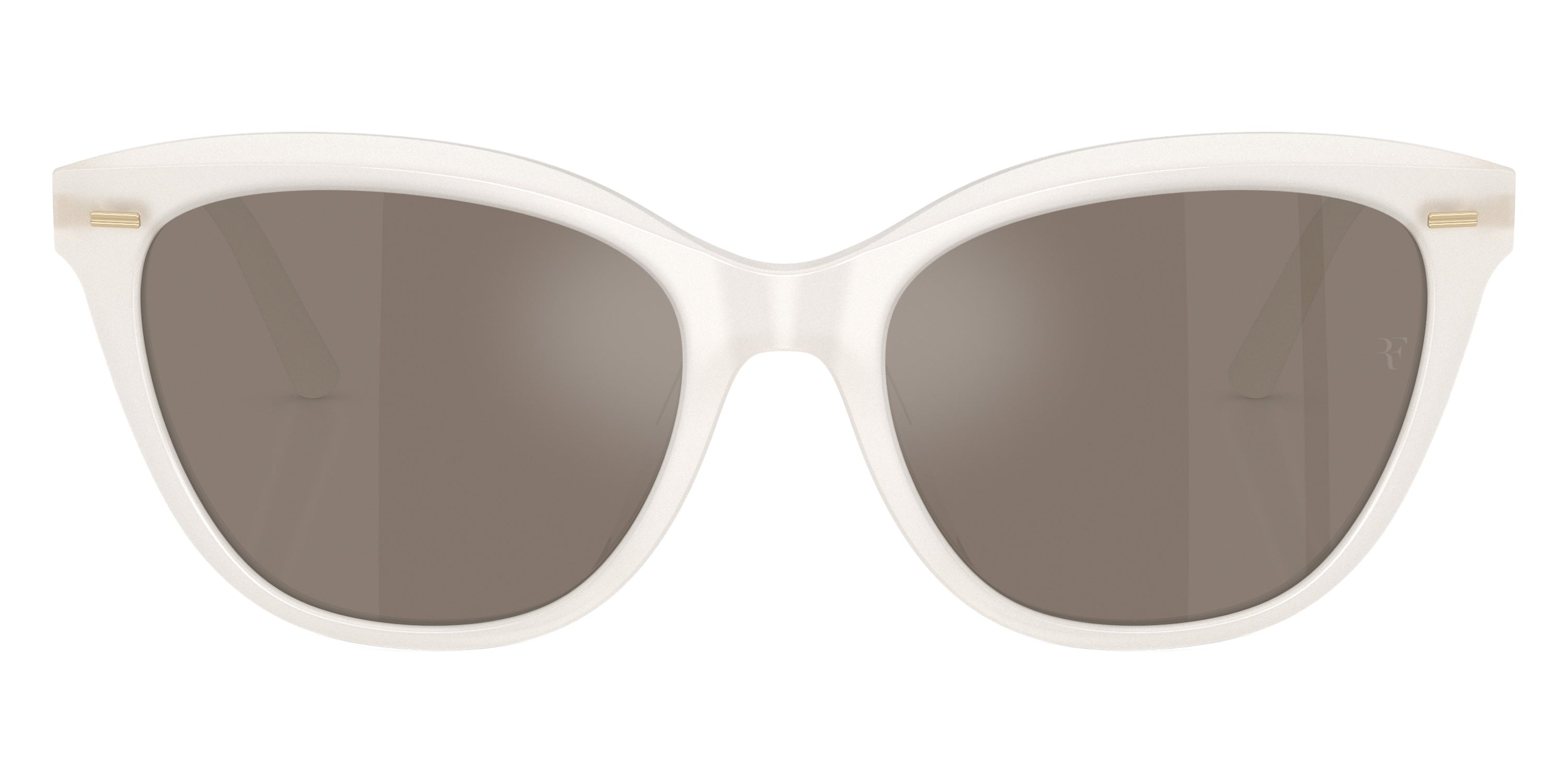 Oliver Peoples® Mrs. Federer OV5597SU 16067I 55 Sunglasses - Warm White / Sierra Flash Mirrored