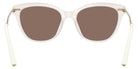 Oliver Peoples® Mrs. Federer OV5597SU 16067I 55 Sunglasses - Warm White / Sierra Flash Mirrored