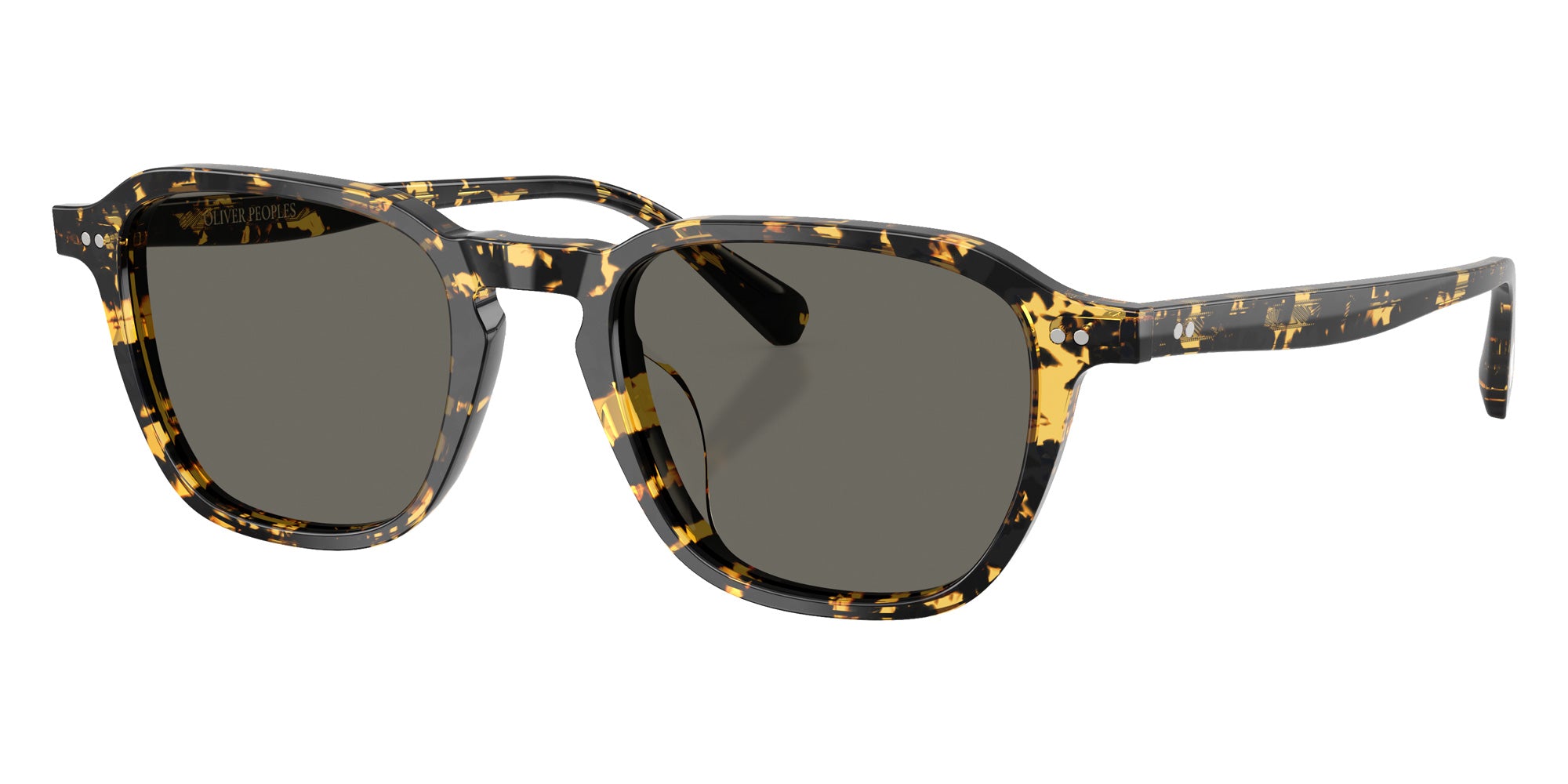 Oliver Peoples® OV5598SU Geometric OV5598SU 1778R5 50 Sunglasses - Tokyo Tortoise/Carbon Gray