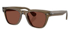 Oliver Peoples® OV5601SU Square OV5601SU 1784C5 51 Sunglasses - Hazel/Burgundy