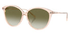 Oliver Peoples® OV5605SU Square OV5605SU 17438E 60 Sunglasses - Cherry Blossom/Olive Gradient