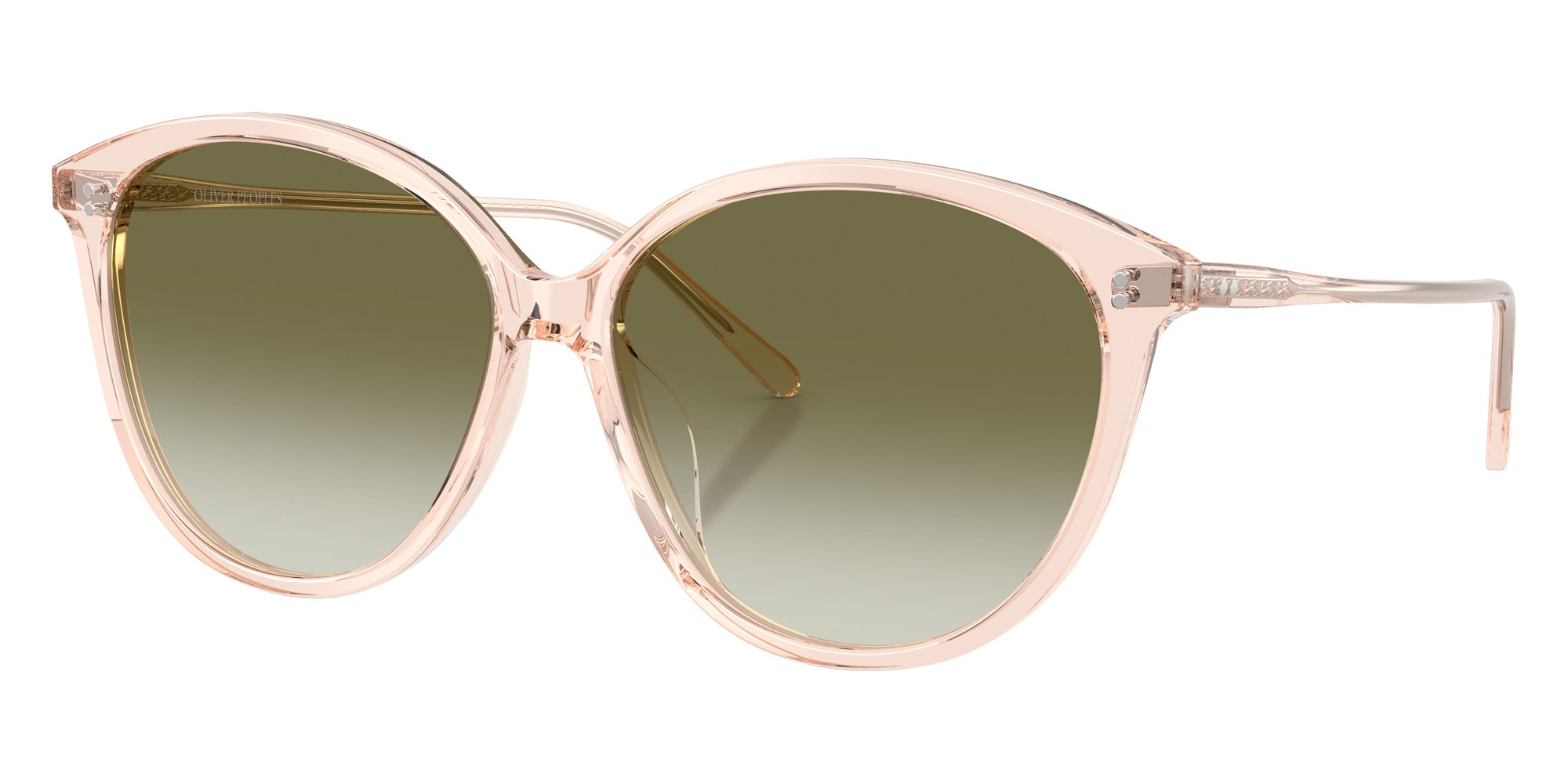 Oliver Peoples® OV5605SU Square OV5605SU 17438E 60 Sunglasses - Cherry Blossom/Olive Gradient