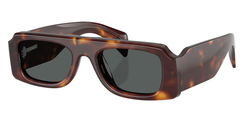 Oliver Peoples® OV5610SU Geometric OV5610SU 1007P2 52 Sunglasses - Dark Mahogany/Carbon Gray 1007P2