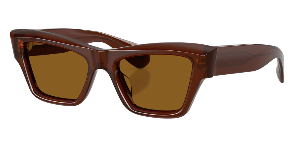Oliver Peoples® OV5611SU Cat Eye OV5611SU 181353 52 Sunglasses - Moka/True Brown 181353