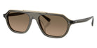 Oliver Peoples® OV5613SU Geometric OV5613SU 1820GN 58 Sunglasses - Inkwell/Sandstone Gradient Polarized 1820GN
