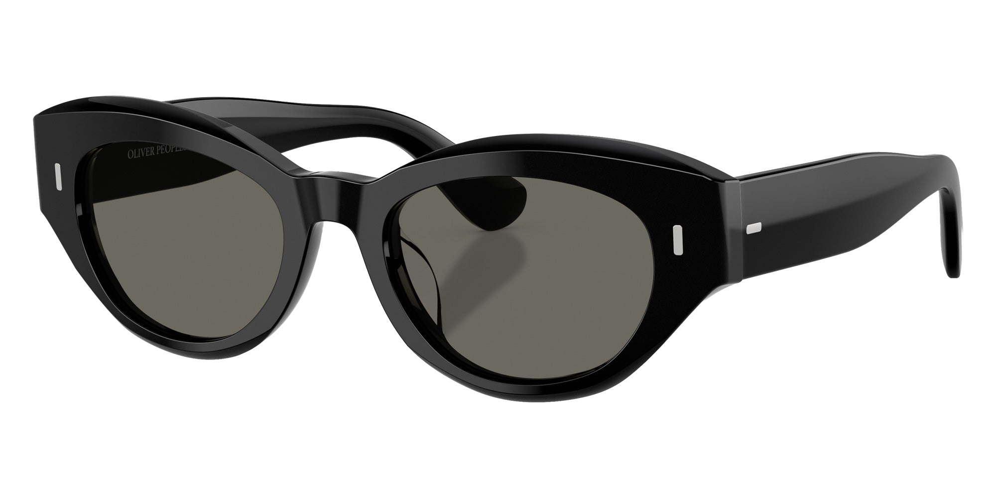 Oliver Peoples® OV5615SU Oval OV5615SU 1731R5 50 Sunglasses - Black/Carbon Gray 1731R5