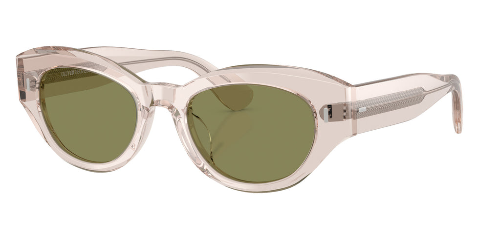 Oliver Peoples® OV5615SU Oval OV5615SU 18164E 50 Sunglasses - Linen/Green 18164E