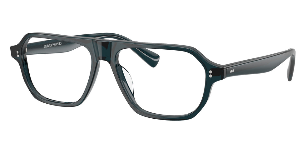 Oliver Peoples® OV5616U Geometric OV5616U 1819 56 Eyeglasses - Midnight Teal 1819