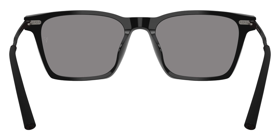 Oliver Peoples® OV5624SU Rectangle OV5624SU 100527 54 Sunglasses - Black/Iron Wash to Dark Photochromic Polarized 100527