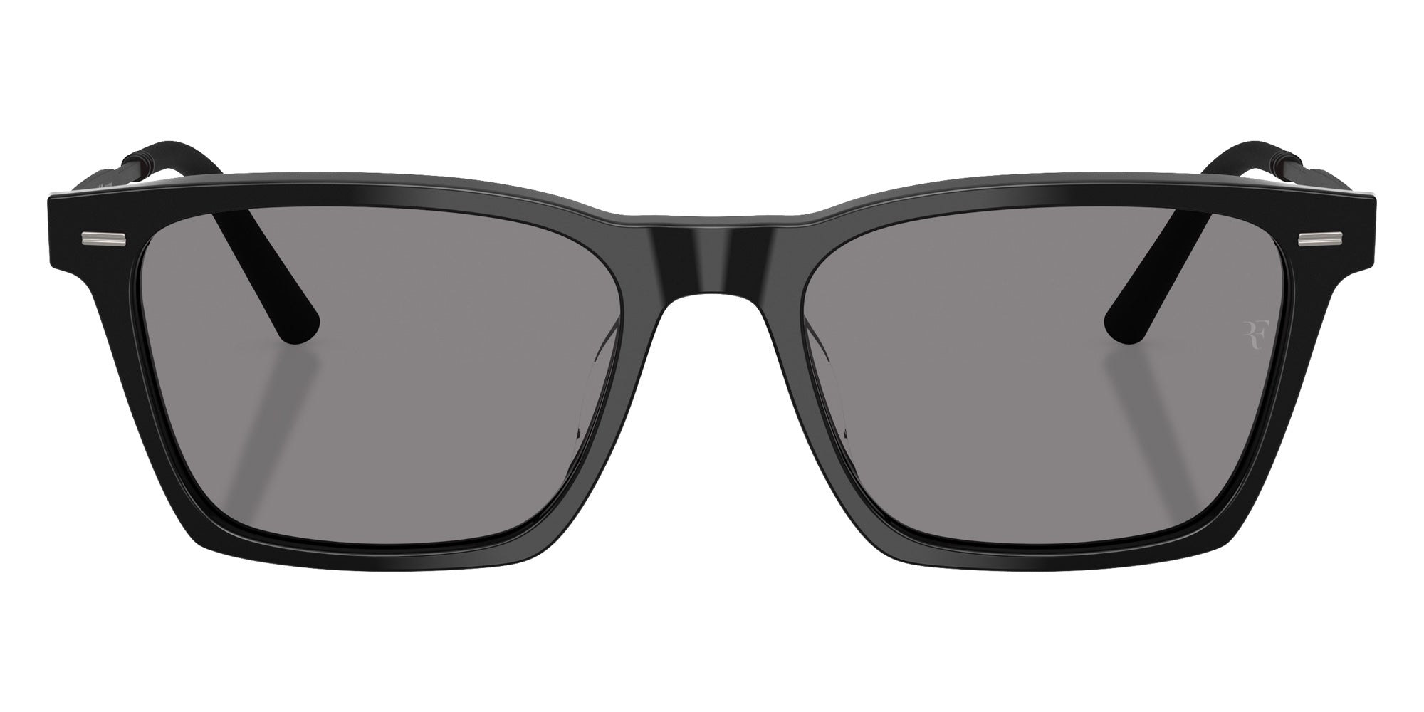 Oliver Peoples® OV5624SU Rectangle OV5624SU 100527 54 Sunglasses - Black/Iron Wash to Dark Photochromic Polarized 100527