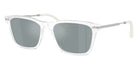 Oliver Peoples® OV5624SU Rectangle OV5624SU 11286G 54 Sunglasses - Crystal/Gray Flash Mirrored Polarized 11286G